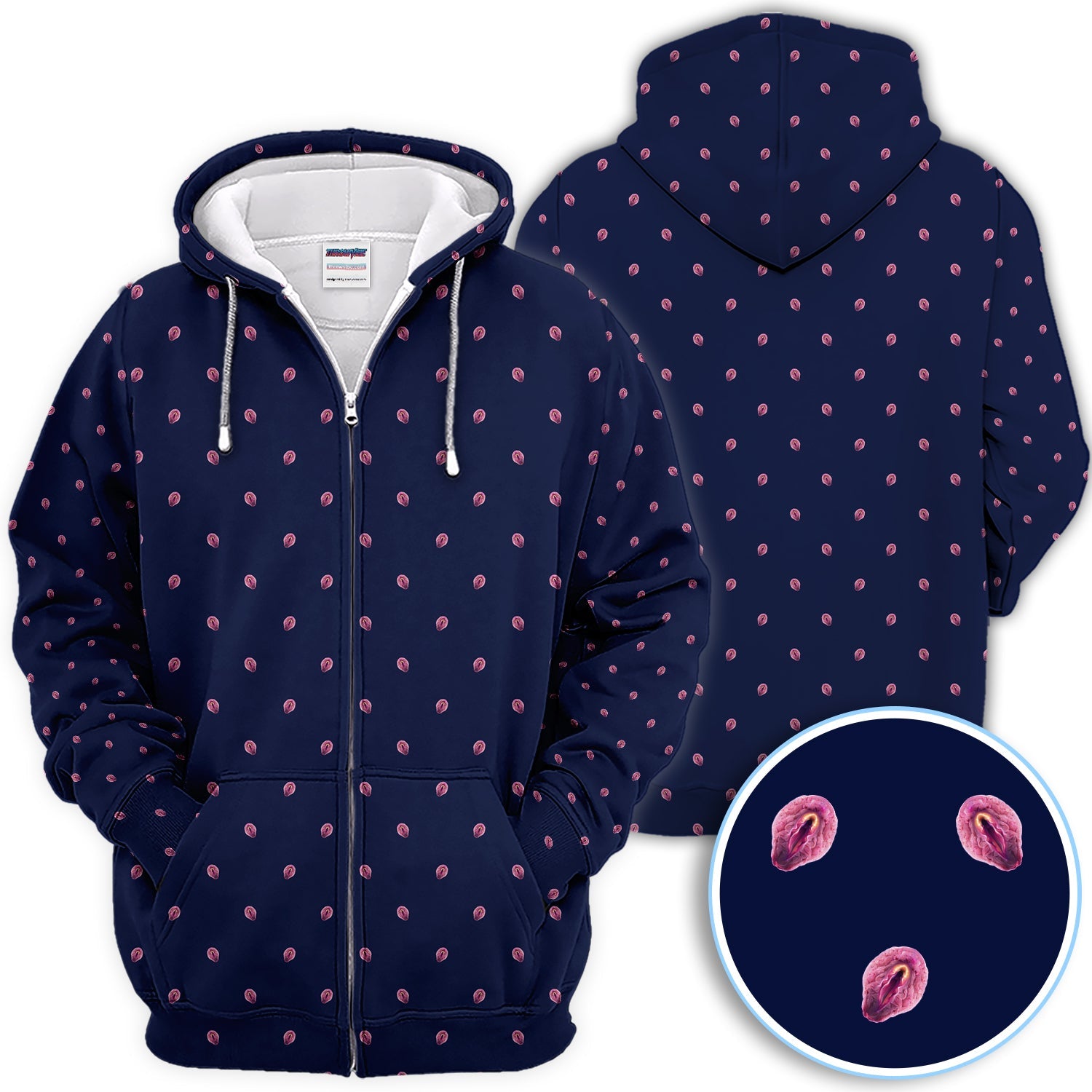 Funny Abstract Pattern Golf Shirt, Crazy Golf Polos For Men, Golf Gift For Golfer