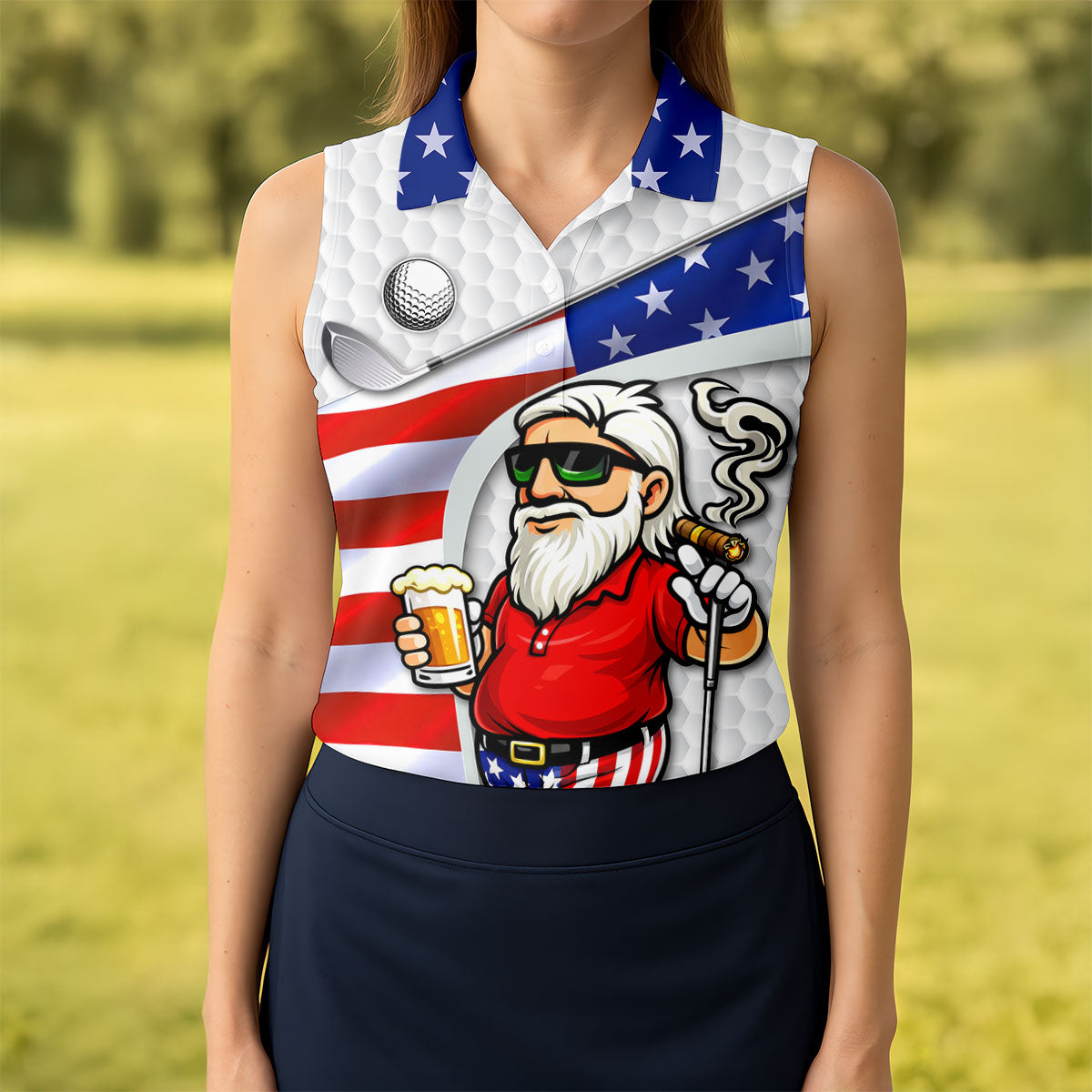 Don't Bother Me While I'm Golfing Golf And Beer 4th Of July Golf Shirt, 250 Years Golf Shirt For Women