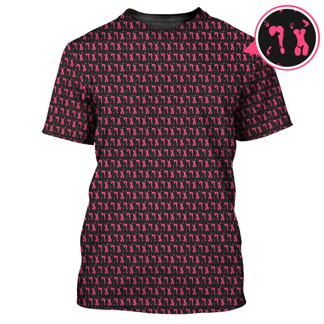 Body Art Pattern Golf Polos, Funny Golf Shirt, Crazy Golf Shirts For Men