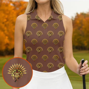 Army Turkey Thanksgiving Women Golf Top, Christmas Golf Shirt, Fun Women's Golf Shirts, Ladies Golf Polos