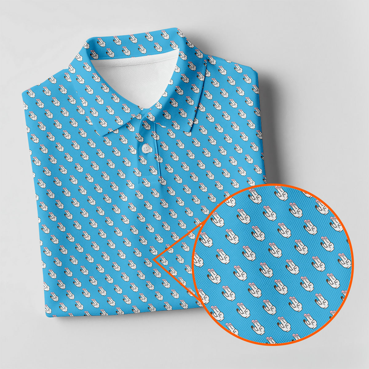 Funny Hands Golf Polo ShirtFun Womens Golf Shirts, Ladies Golf Shirt, Golf Gift For Her