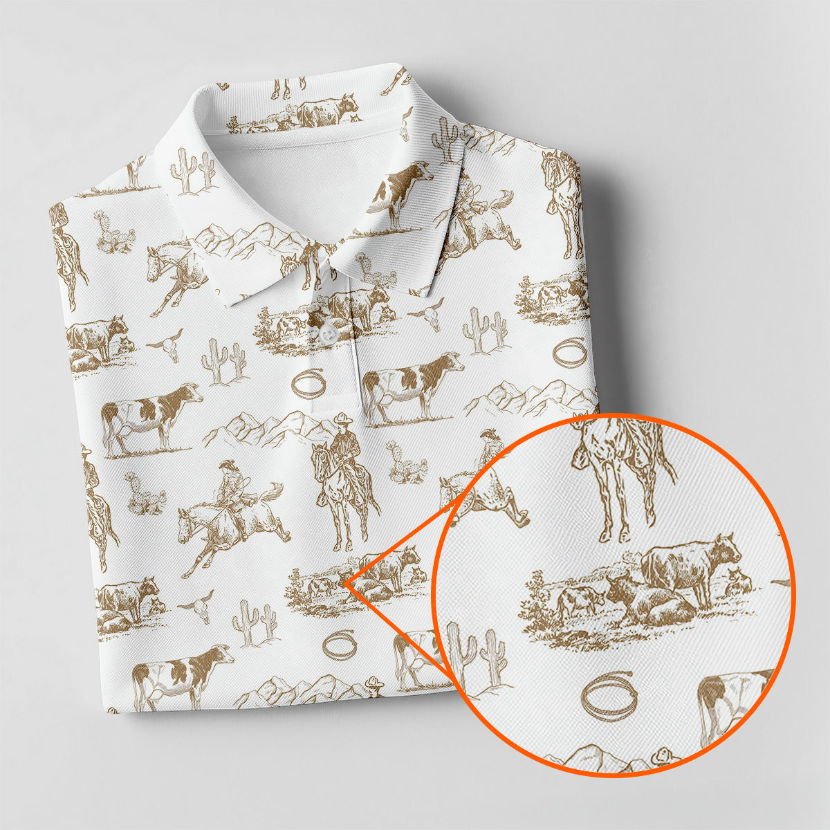 Cowboy Ride Horse Ladies Sleeveless Polo, Golf Shirt For Women, Ladies Golf Shirts, Golfing Apparel