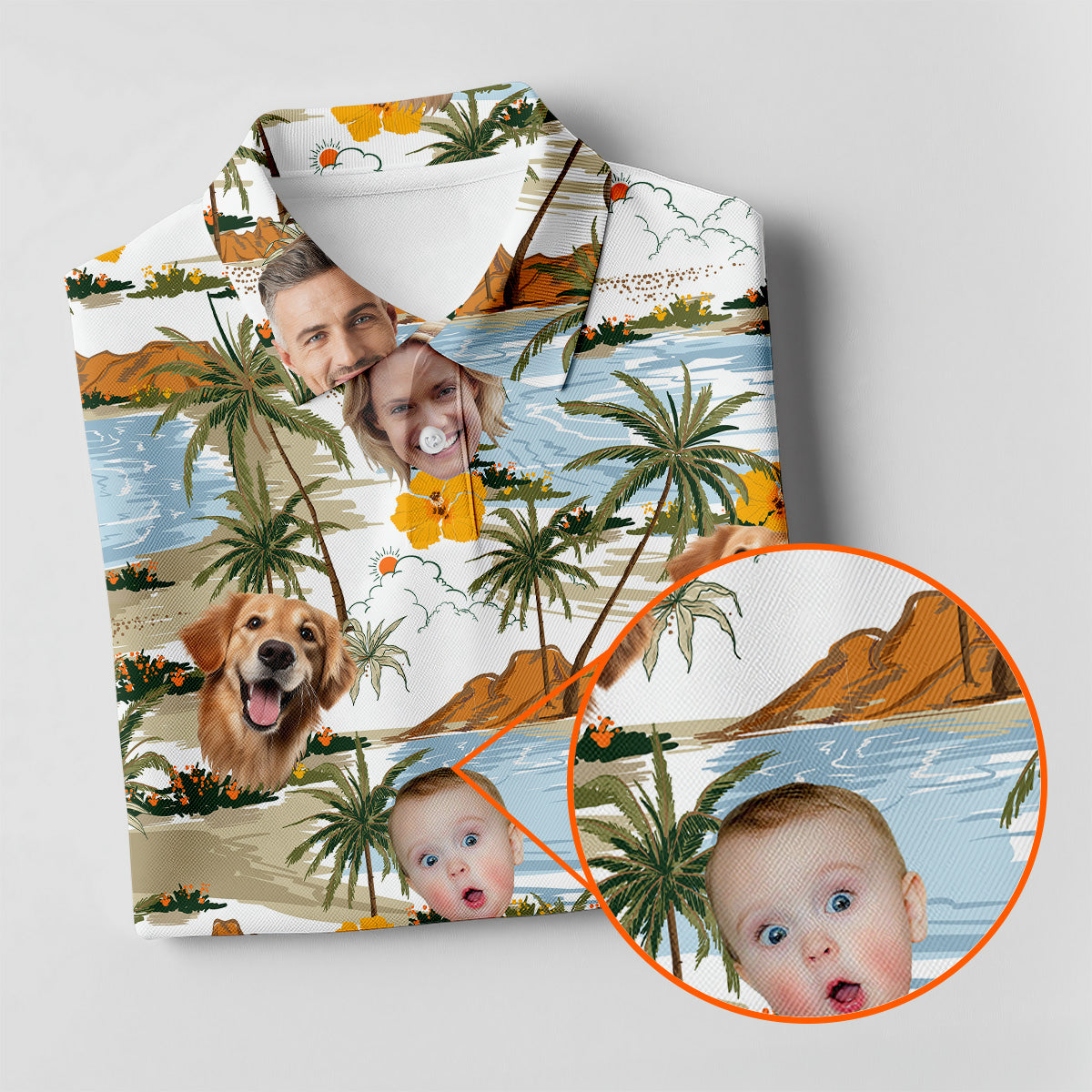 Hawaiian Shirts With Faces, Ladies Floral Shirt, Custom Team Shirts, Womens Hawaiian Golf Shirts, Ladies Golf Shirts