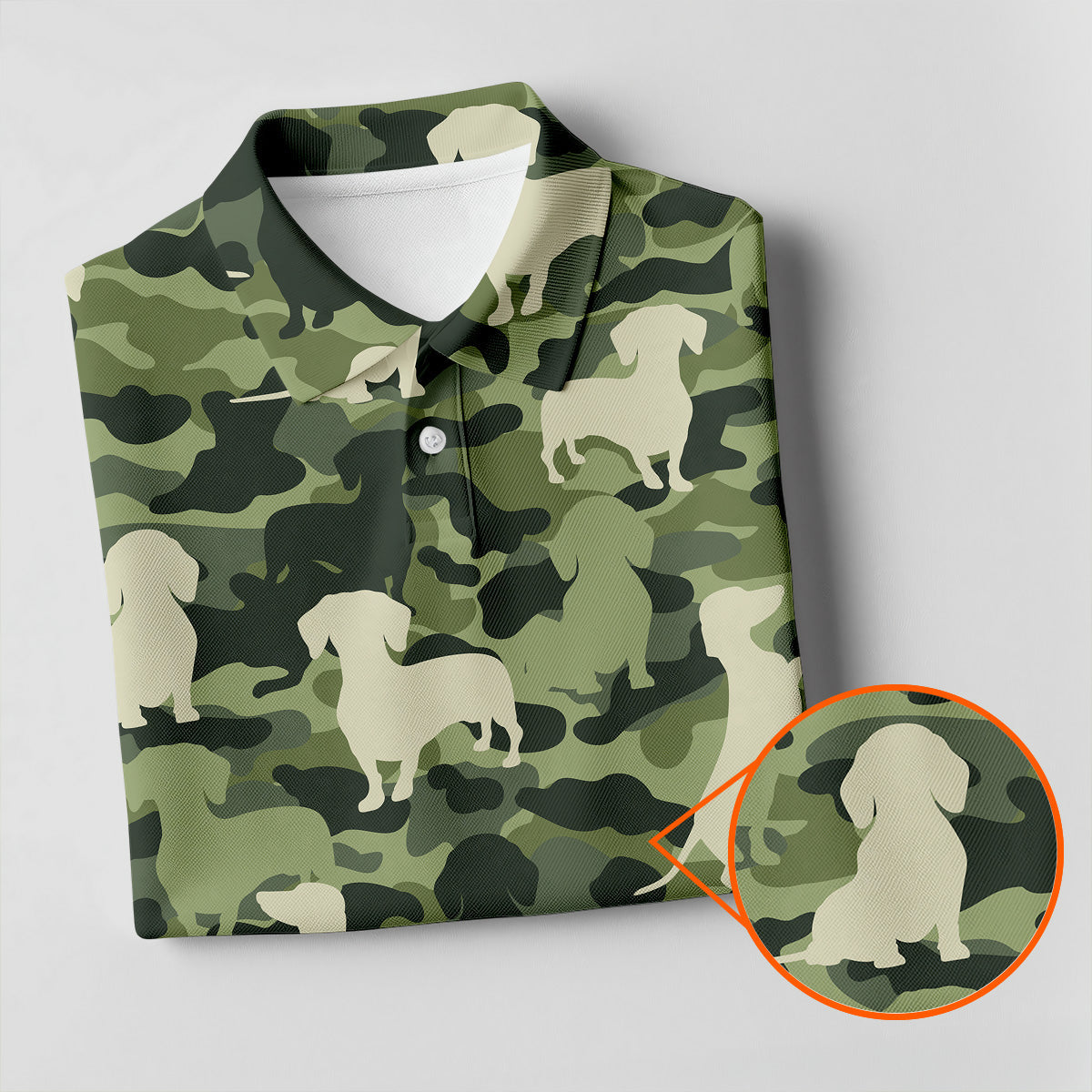 Funny Dachchunds Camo Women Golf Shirt, Dog Golf Shirt, Funny Golf Shirt, Ladies Golf Shirt