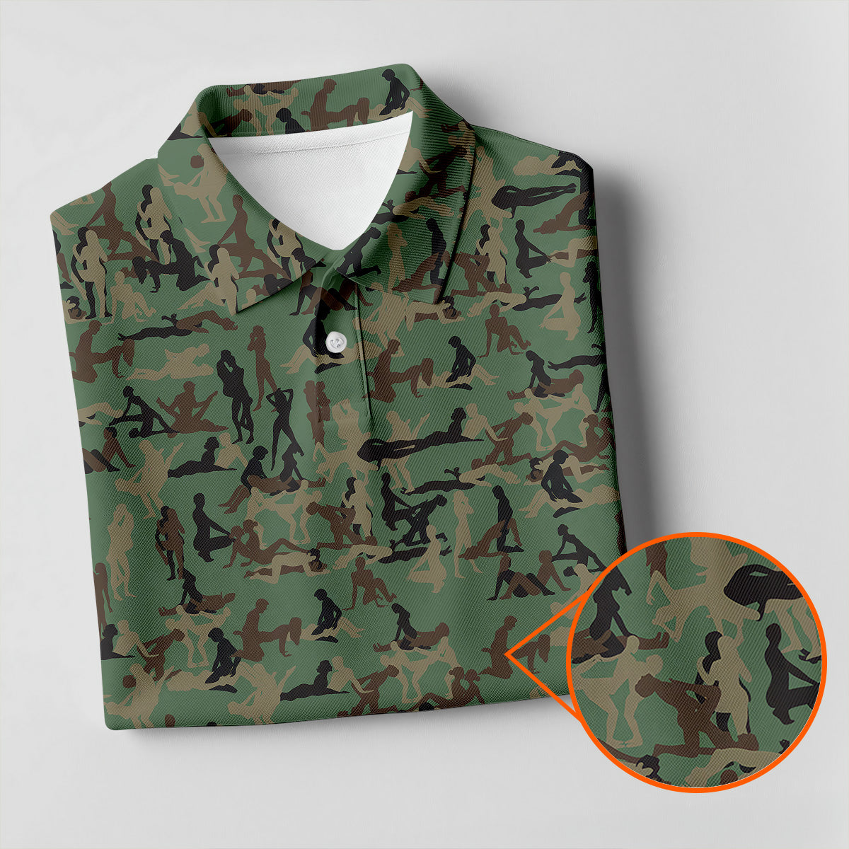 Funny Couple Camo Golf Shirt, Womens Golf Tops, Ladies Golf Polos, Cool Golf Gift