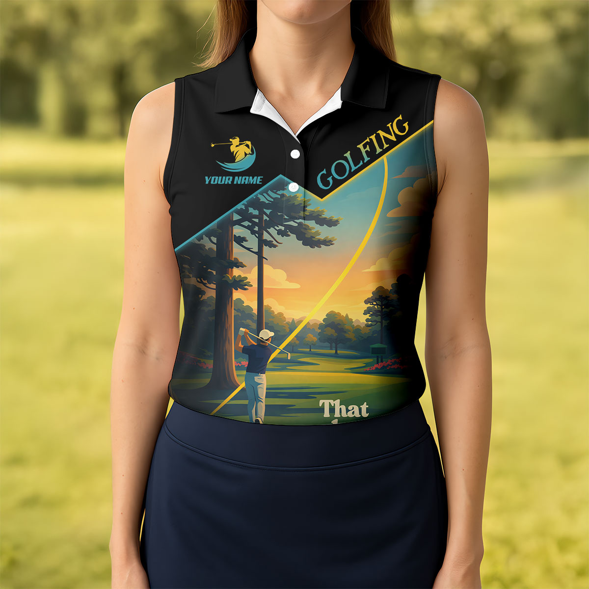 Augusta Georgia Golf Tournament Golf Shirt For Women, Performance Golf Shirt, Ladies Golf Shirts