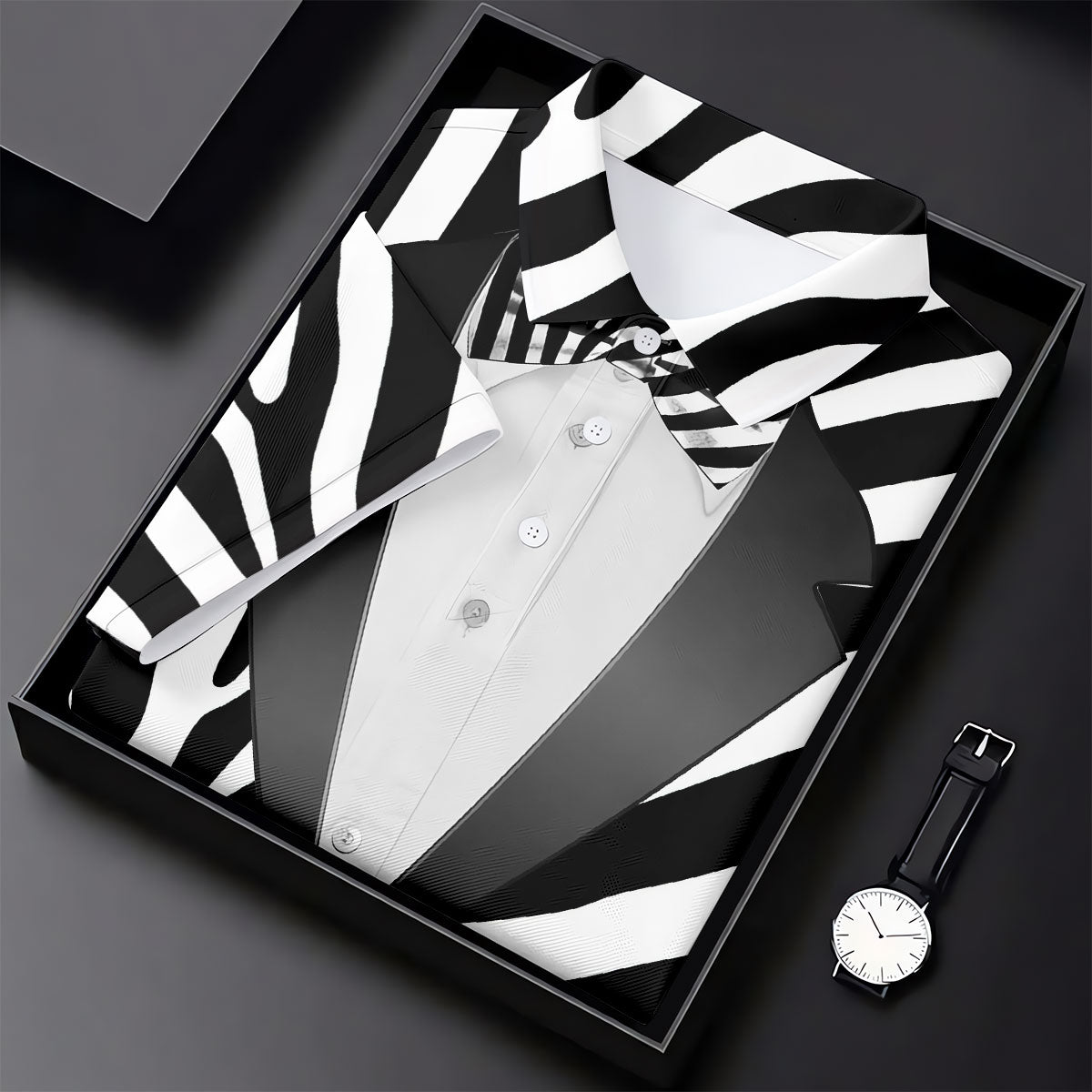 Zebra Pattern Funny Costume Hawaiian Golf Shirt, Ladies Golf Tops, Golf Shirt For Women