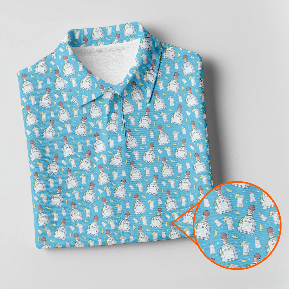Shot Bottles Of Tequila Cinco De Mayo Celebration Fiesta Themed Golf Shirt For Women