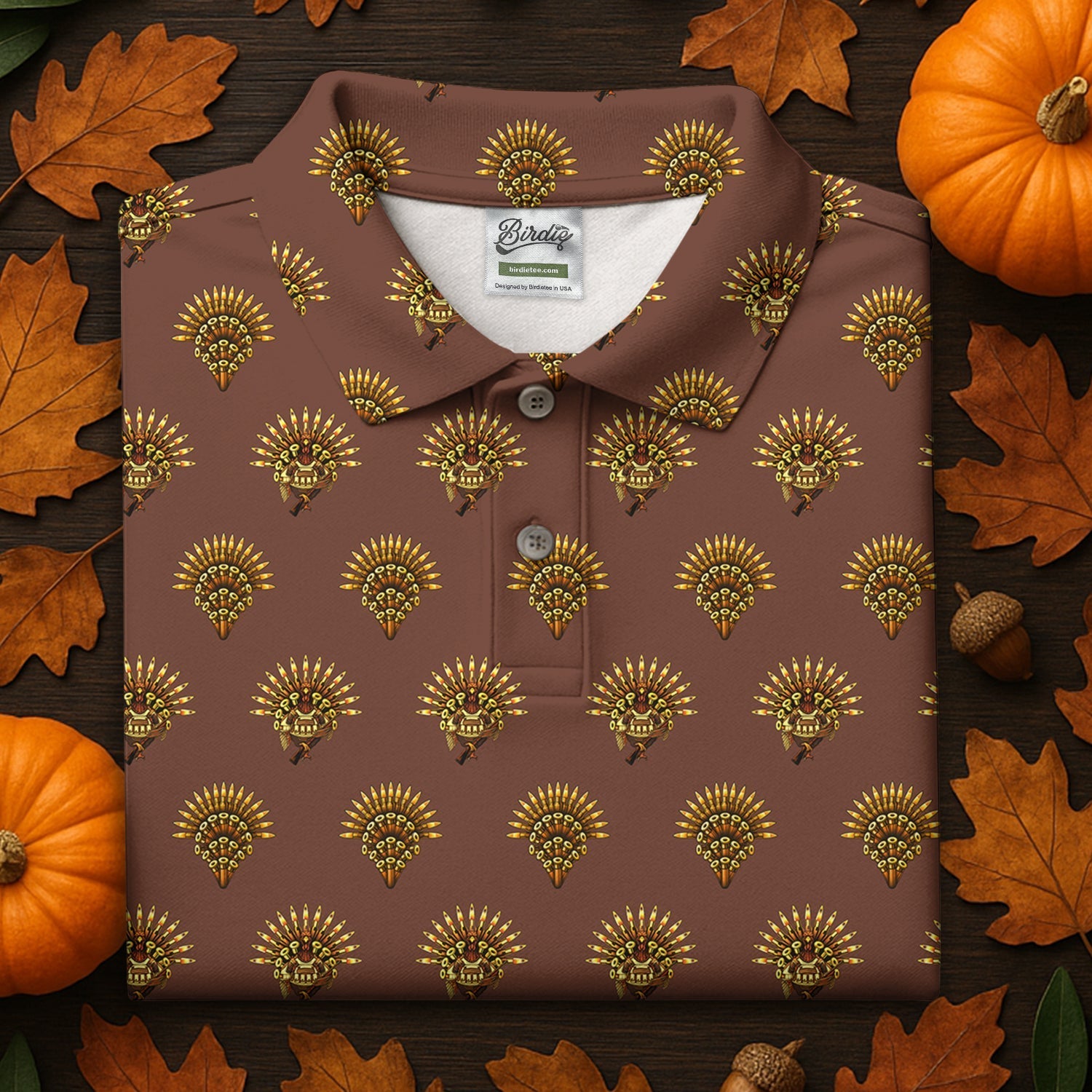 Army Turkey Thanksgiving Women Golf Top, Christmas Golf Shirt, Fun Women's Golf Shirts, Ladies Golf Polos