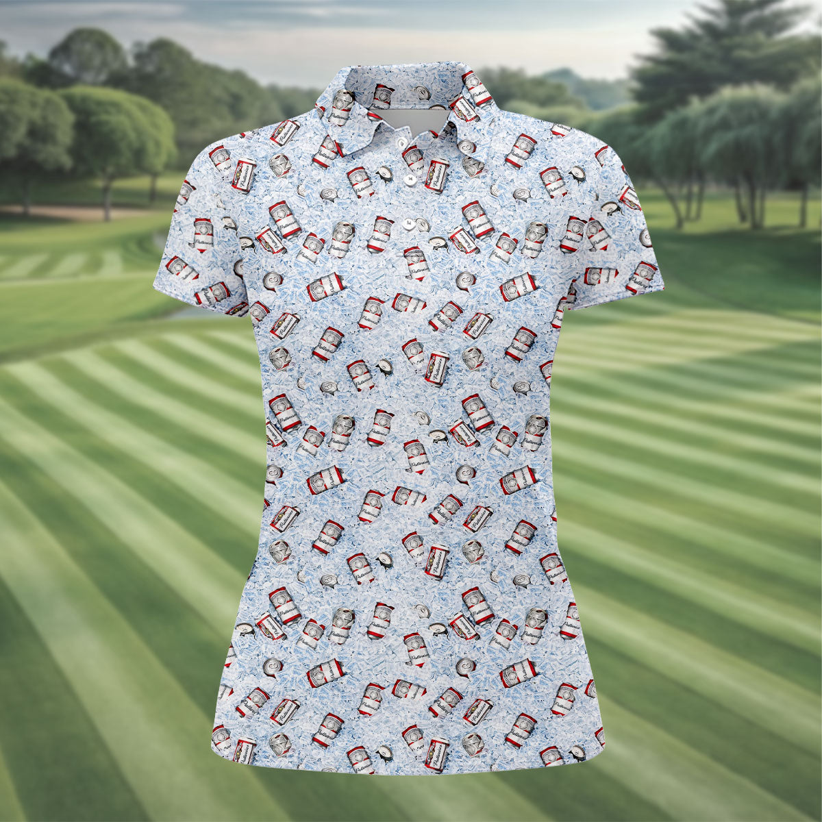 Puttweiser Funny Golf Shirts Women, Ladies Golf Shirts, Golf And Beer Golf Shirt For Women