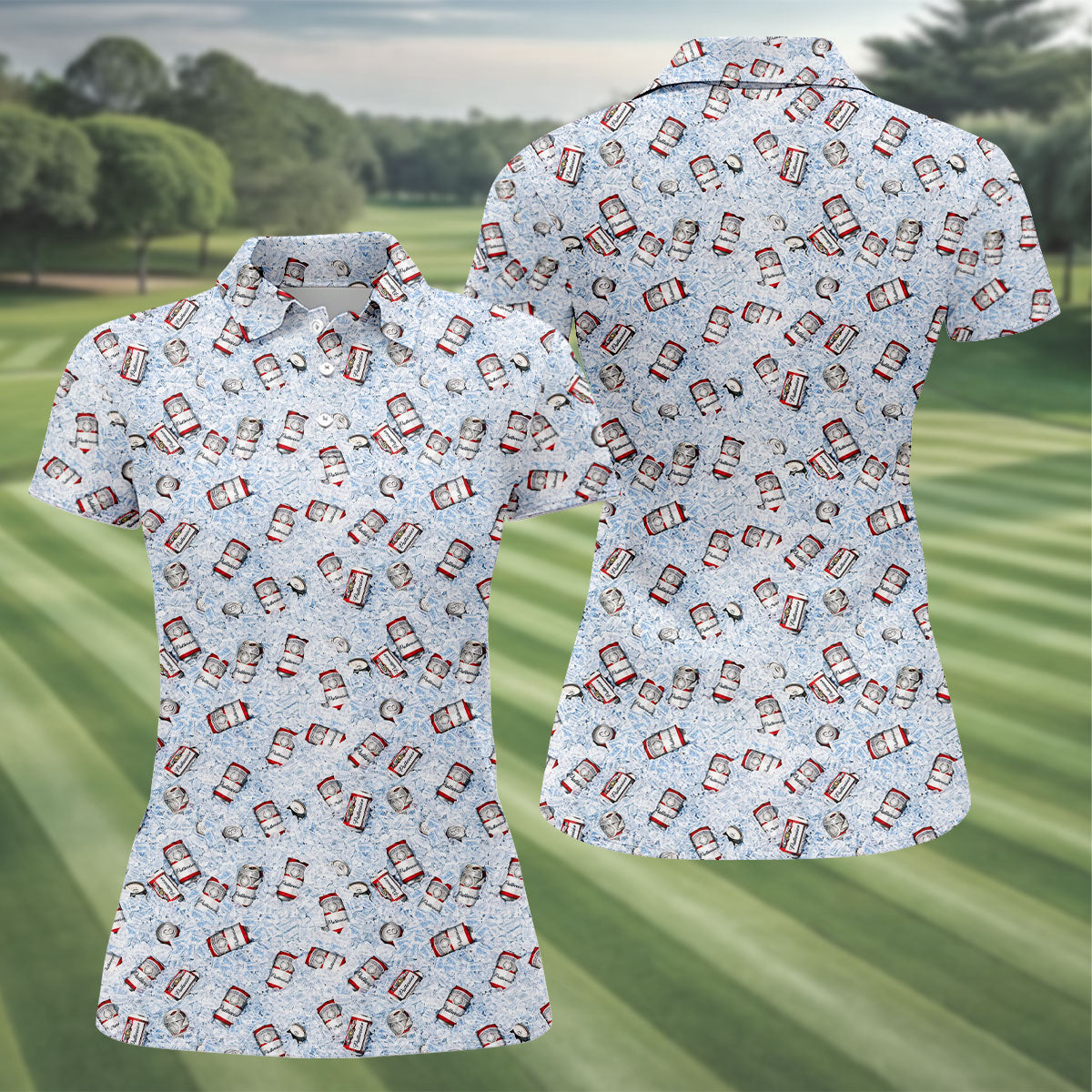 Puttweiser Funny Golf Shirts Women, Ladies Golf Shirts, Golf And Beer Golf Shirt For Women