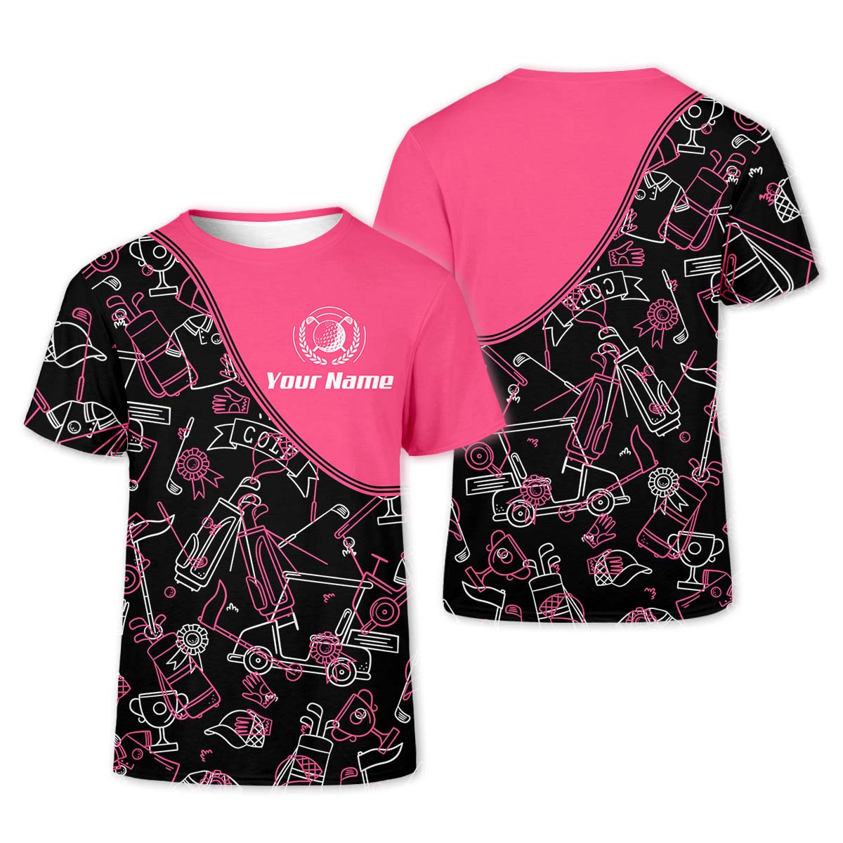 Custom Womens Golf Polo ShirtWomen's Golfing Clothes, Golfing Apparel, Womens Golf Gifts