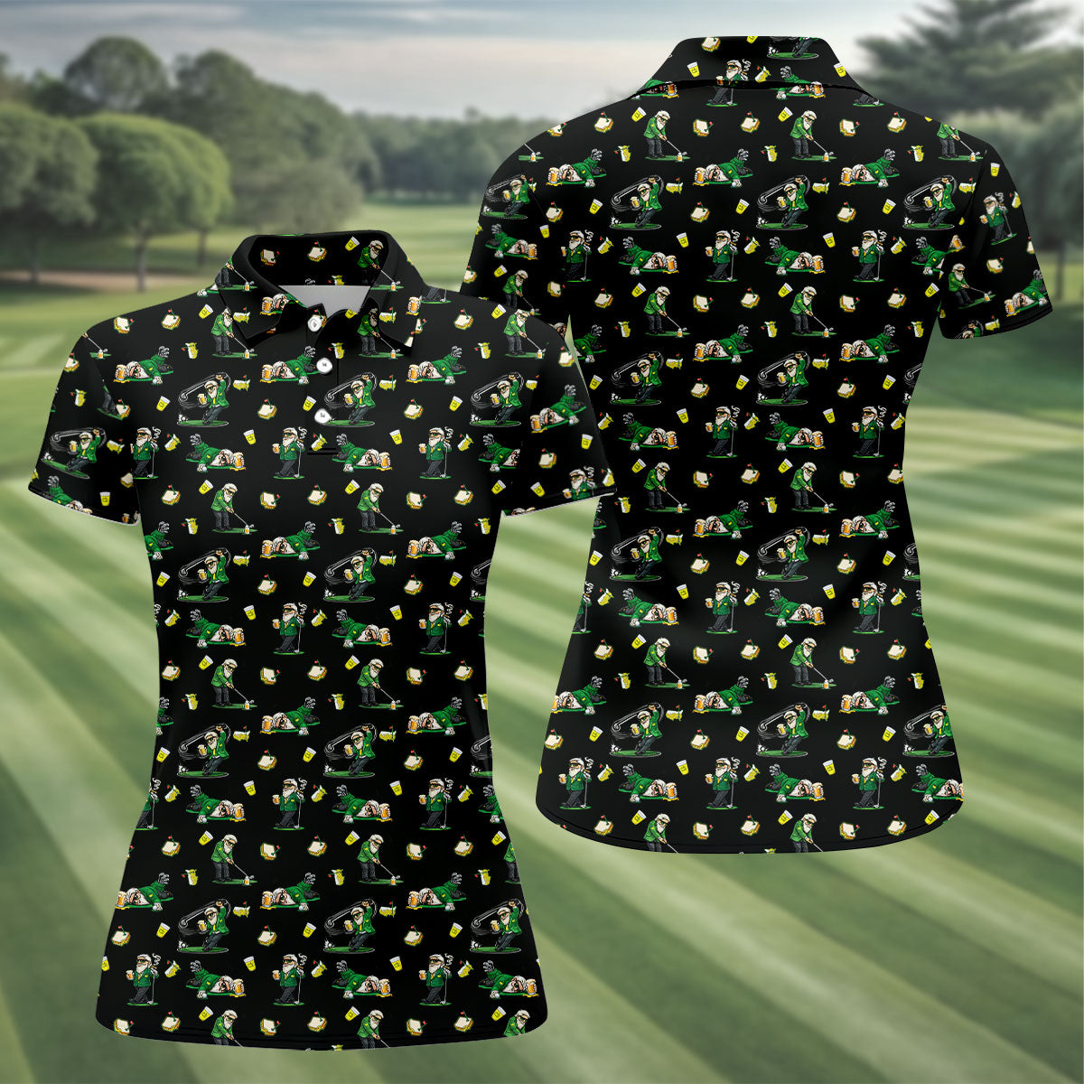 Funny Beer Pimento Cheese Golf Tournament Black Golf Shirt, Women Golf Top, Ladies Golf Shirts