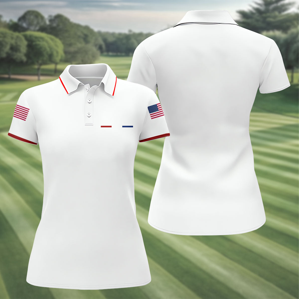 United States Of America 250 Years White Golf Shirt, Patriotic Golf Shirt, Golf Shirt For Women