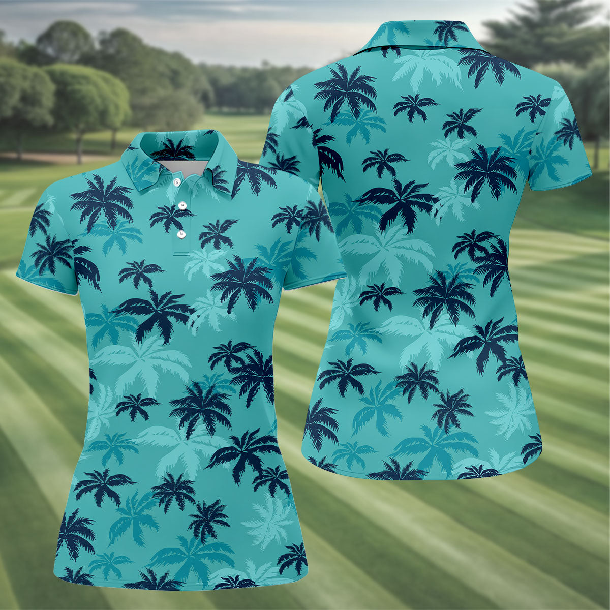 Turquoise Pt, Women's Golf Shirt, Golf Polo For Women, Golf Shirts For Women (Copy)