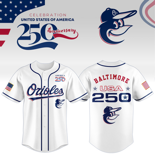 Baltimore Orioles x Celebration USA 250 Anniversary Baseball Jersey