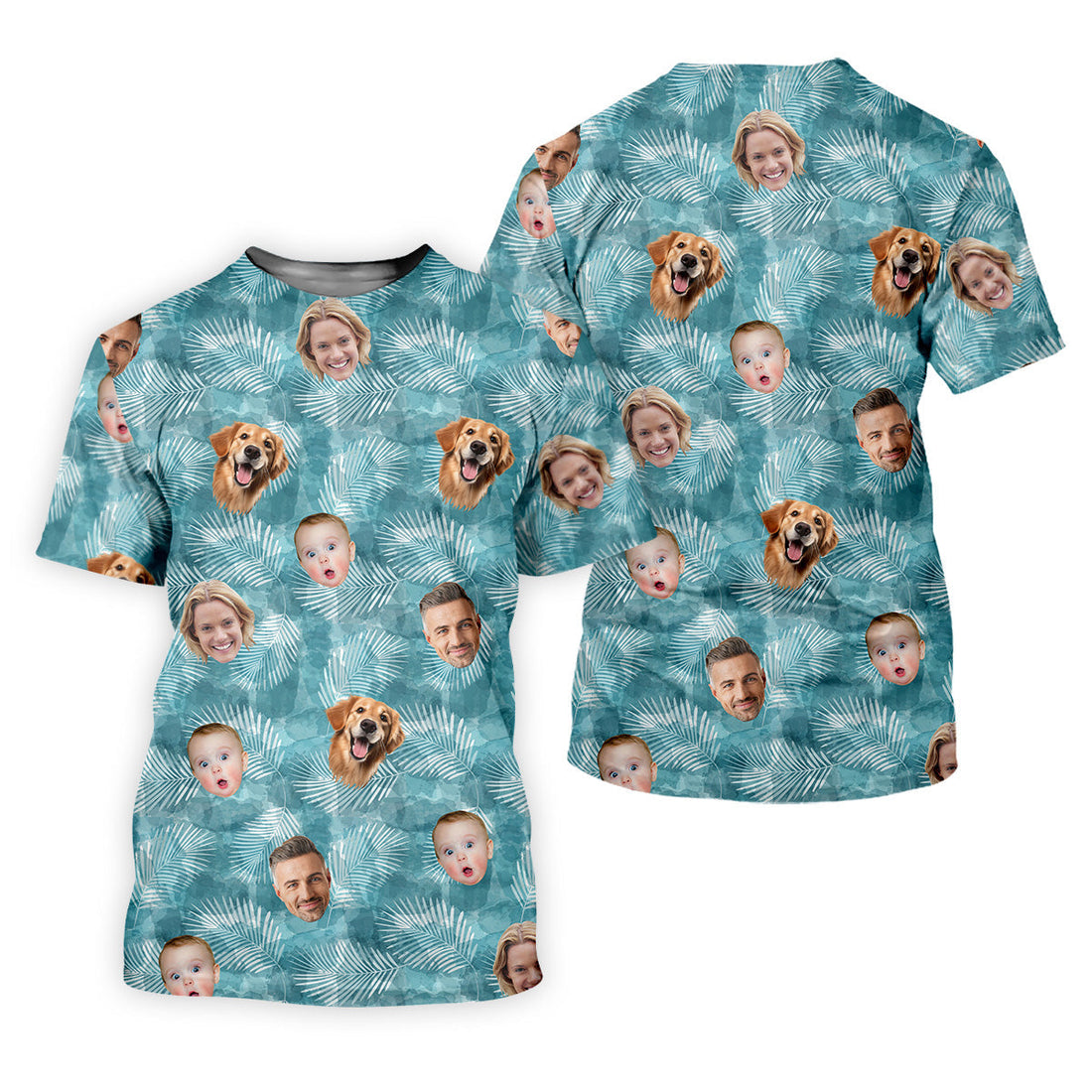 Palm Leaf Pattern, Hawaiian Golf Shirts, Custom Face Shirt, Sleeveless Womens Golf Shirts, Ladies Golf Tops