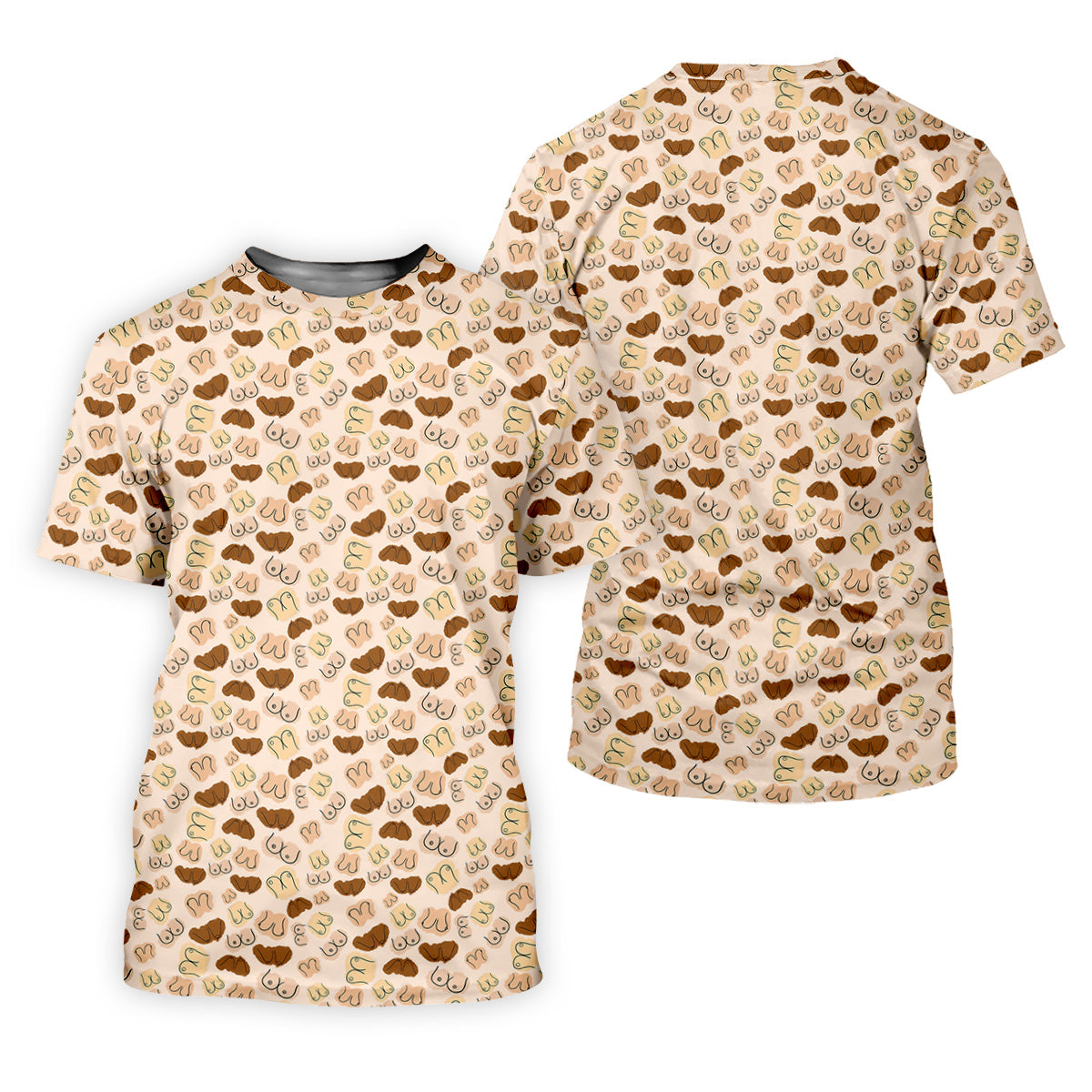 Beige Fun Womens Golf Shirts, Womens Golf Tops, Unique Gift For Golfer, Ladies Golf Polos
