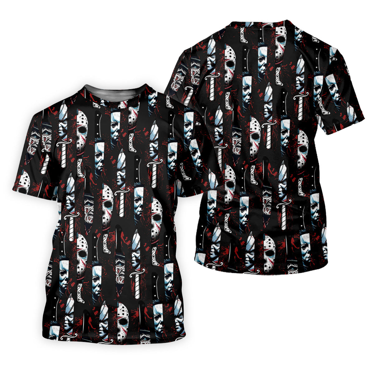 Horror Character Women Golf Shirt, Horror Movie Shirt, Halloween Golf Shirt, Womens Golf Gifts