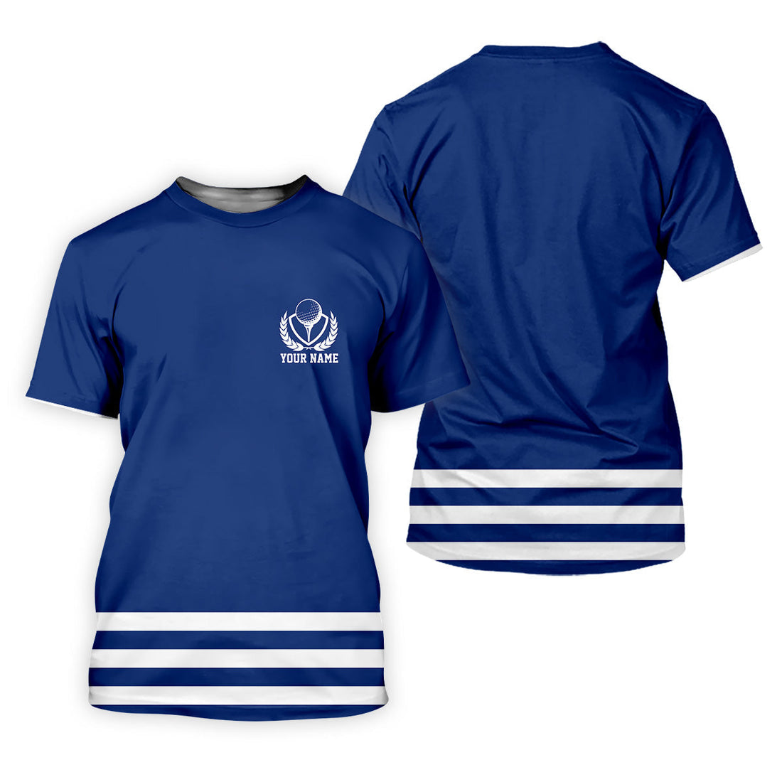 Blue And White Striped Golf Shirt, Women's Long Sleeve Golf Shirts, Cool Golf Gifts, Ladies Golf Shirts, Golfing Apparel