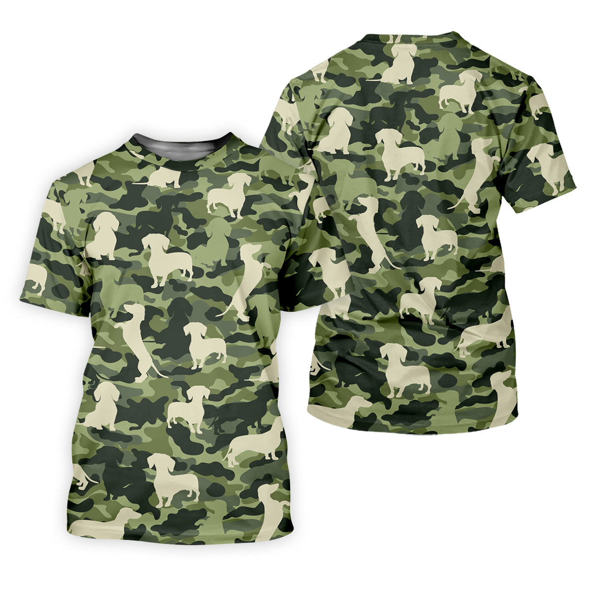 Funny Dachchunds Camo Women Golf Shirt, Dog Golf Shirt, Funny Golf Shirt, Ladies Golf Shirt
