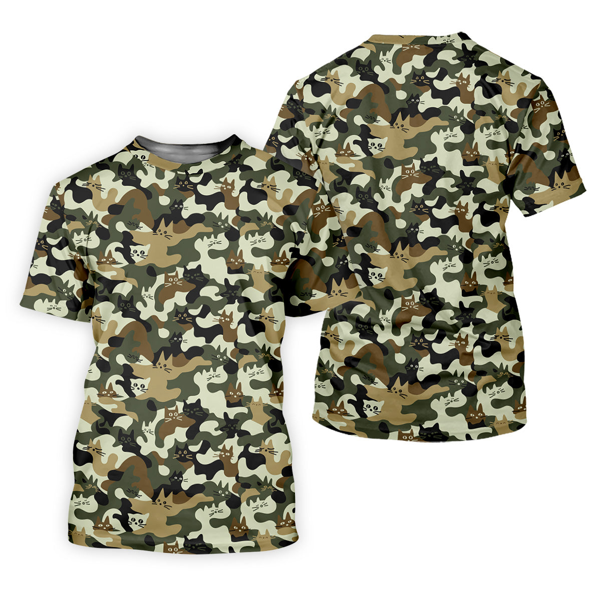 Funny Cat Camo Women Golf Shirt, Cat Golf Shirt, Funny Golf Shirt, Ladies Golf Shirt