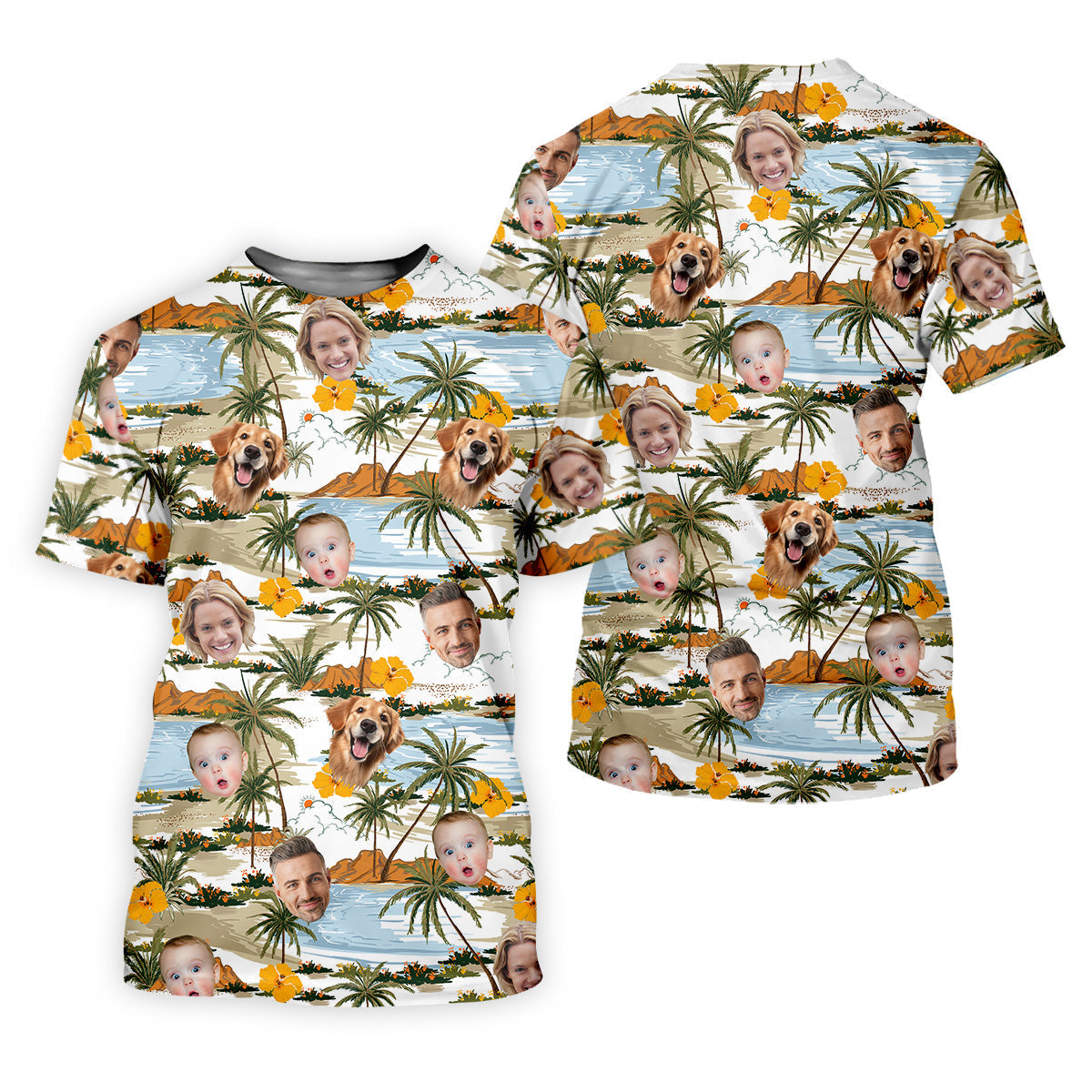 Hawaiian Shirts With Faces, Ladies Floral Shirt, Custom Team Shirts, Womens Hawaiian Golf Shirts, Ladies Golf Shirts