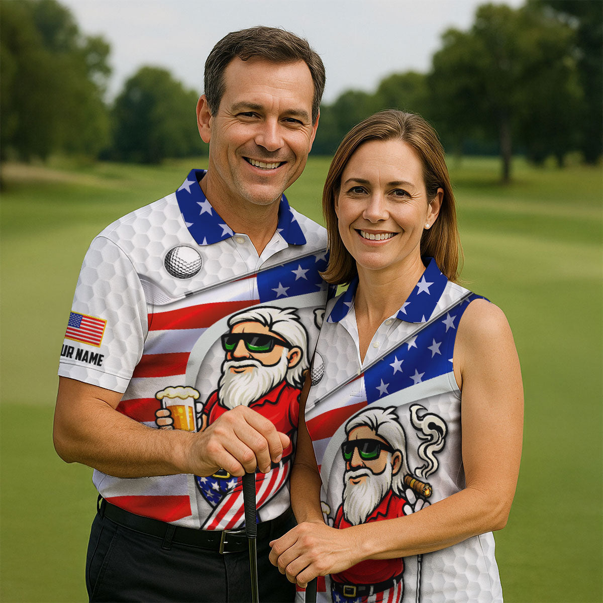 If I'm Drunk It's My Golf Friends' Fault Patriotic 4th Of July Funny Golf Shirt, 250 Years Golf Shirts For Men