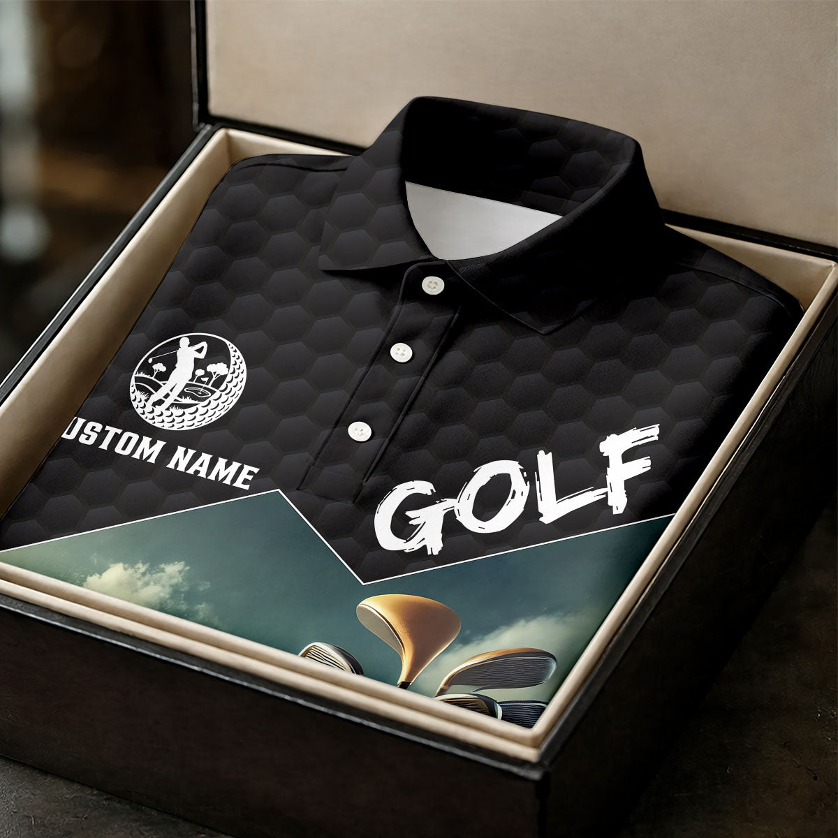 I Was One Under Today Golf Ball Pattern Funny Golf Shirt, Custom Golf Shirts, Golf Shirt For Women