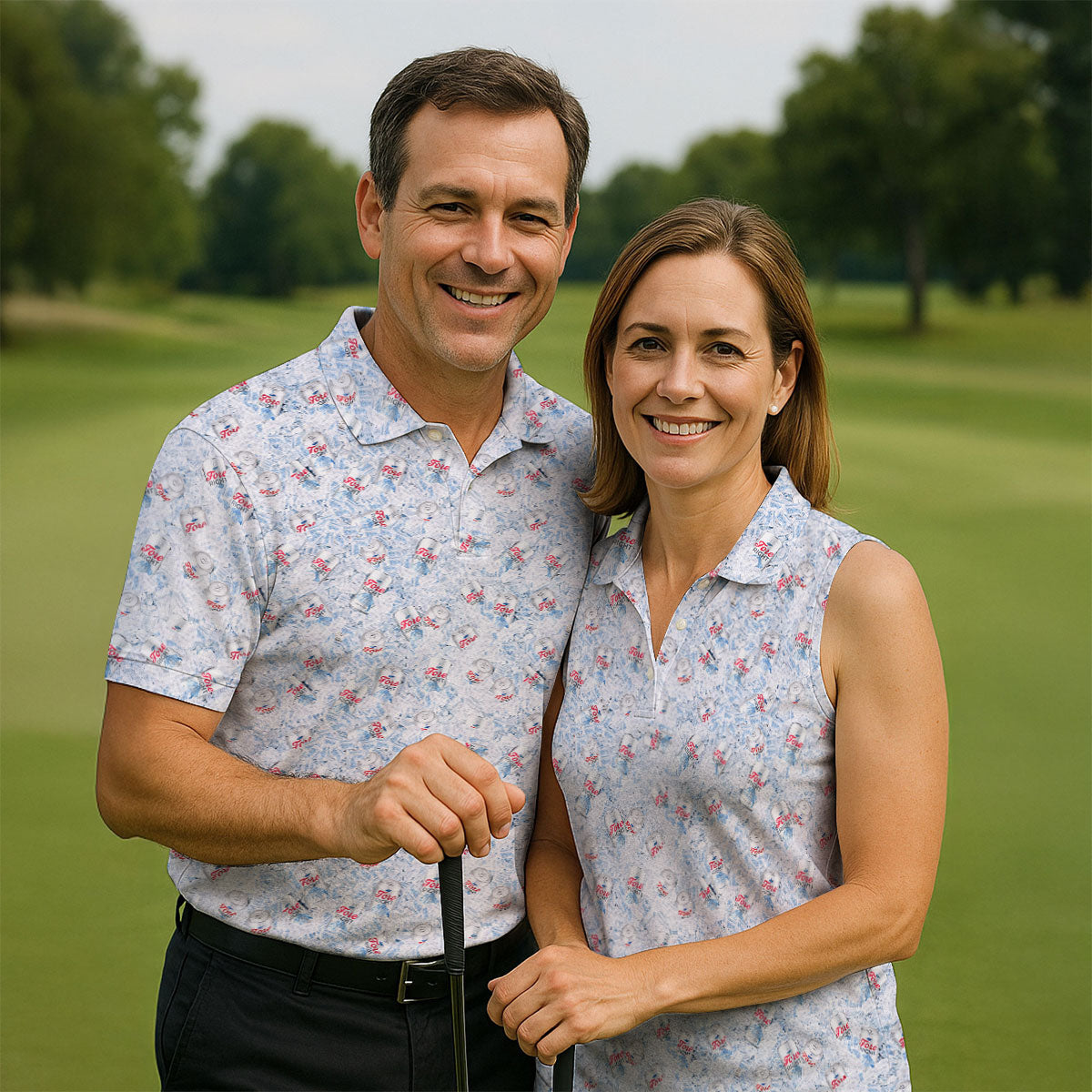 Fore Right Cold As Slice Golf And Beer Fun Women's Golf Shirts, Ladies Golf Shirts