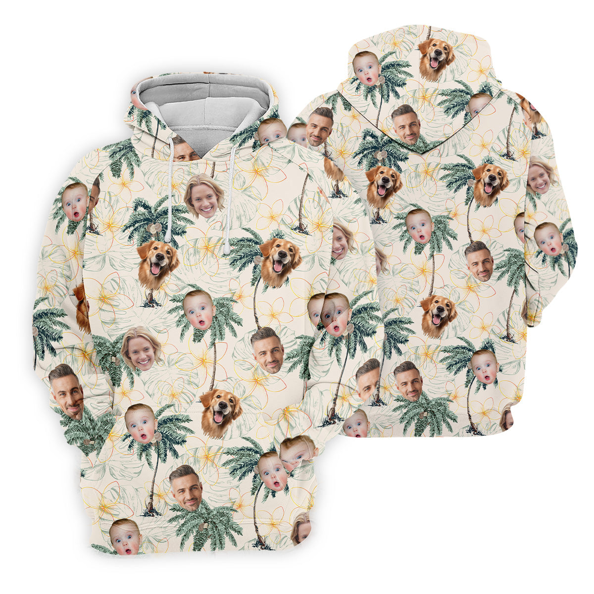 Ladies Palm Tree Shirt, Floral Shirt Women, Hawaiian Golf Shirts, Custom Face Shirt, Ladies Golf Tops
