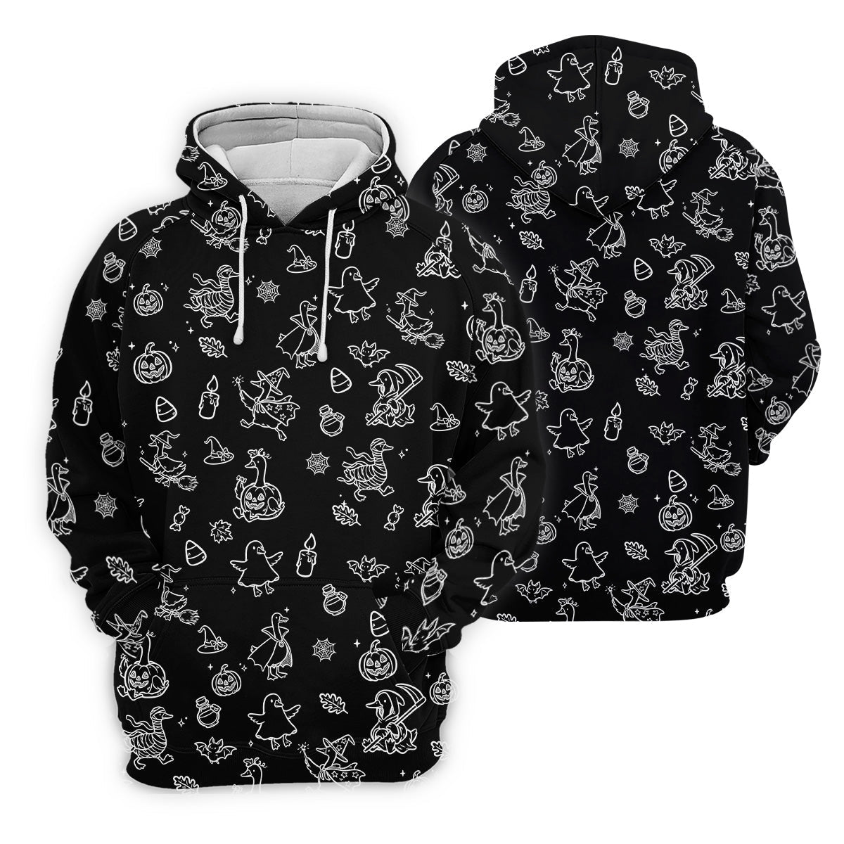 Goose Halloween, Doodle Pattern, Black Golf Polo, Sleeveless Womens Golf Shirts, Ladies Golf Shirts