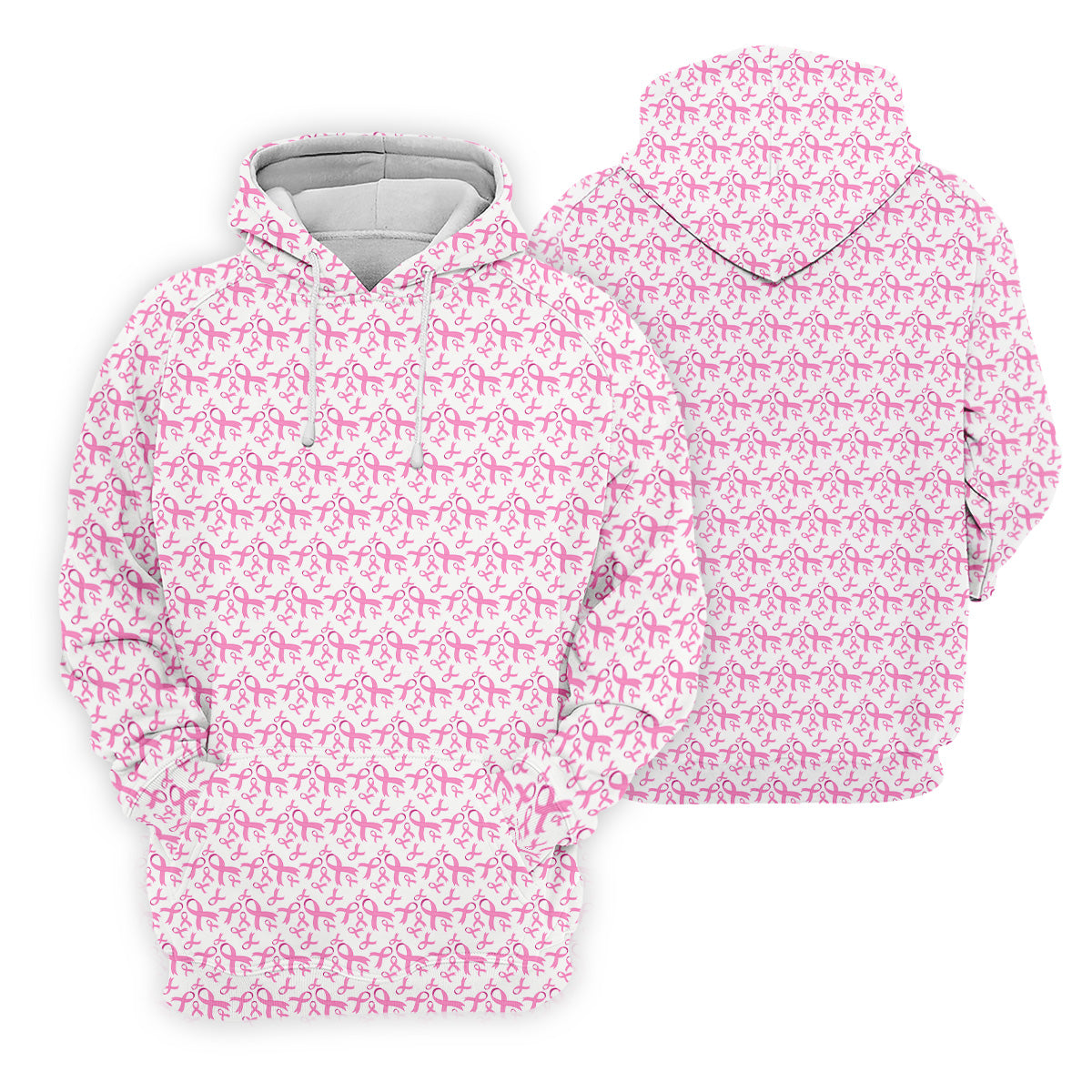Pink Ribbon Breast Cancer Men Golf Shirt, Breast Cancer Awareness Shirt, Golf Gifts For Men