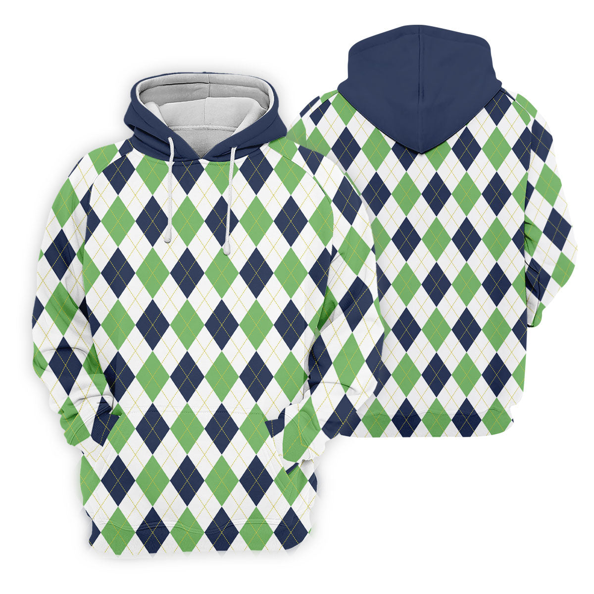 Green And Black Argyle Sleeveless Womens Golf Shirts, Ladies Pink Golf Shirt, Womens Golf Polo Shirt Womens Golf Tops