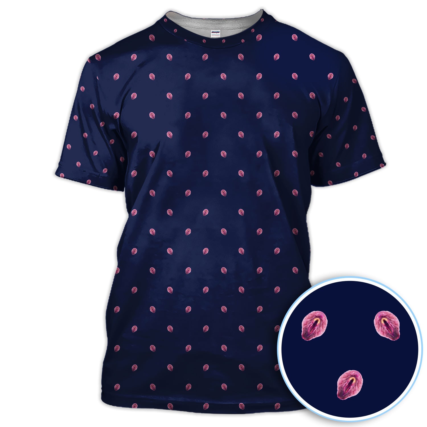 Funny Abstract Pattern Golf Shirt, Crazy Golf Polos For Men, Golf Gift For Golfer