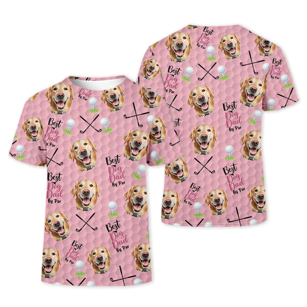 Best Dog Mom By Par Custom Face Womens Golf Polo ShirtLadies Golf Shirt, Mother's Day Gift