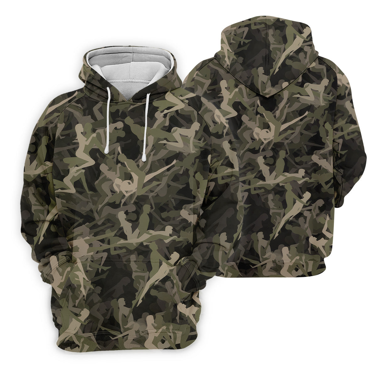Funny Couple Camo Womens Golf Tops, Unique Gift For Golfer, Ladies Golf Polos