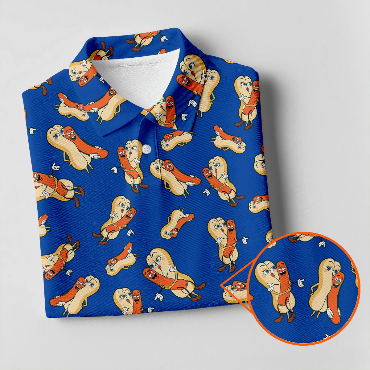 Sausage And Bun Naughty Couple Fun Golf Shirt, Women's Golf Tops, Valentine Couple Gift, Golf Gifts For Women