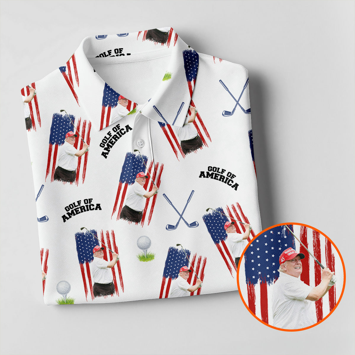 Golf Of America Patriotic Golf Shirt, Fun Women's Golf Shirts, 250 Years 4th Of July Ladies Golf Shirts