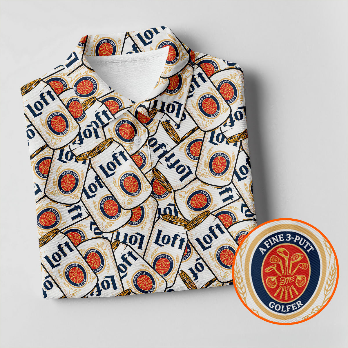 Loft A Fine 3 Putt Golfer Golf And Beer Fun Golf Shirt, Golf Shirt For Women, Ladies Golf Shirts