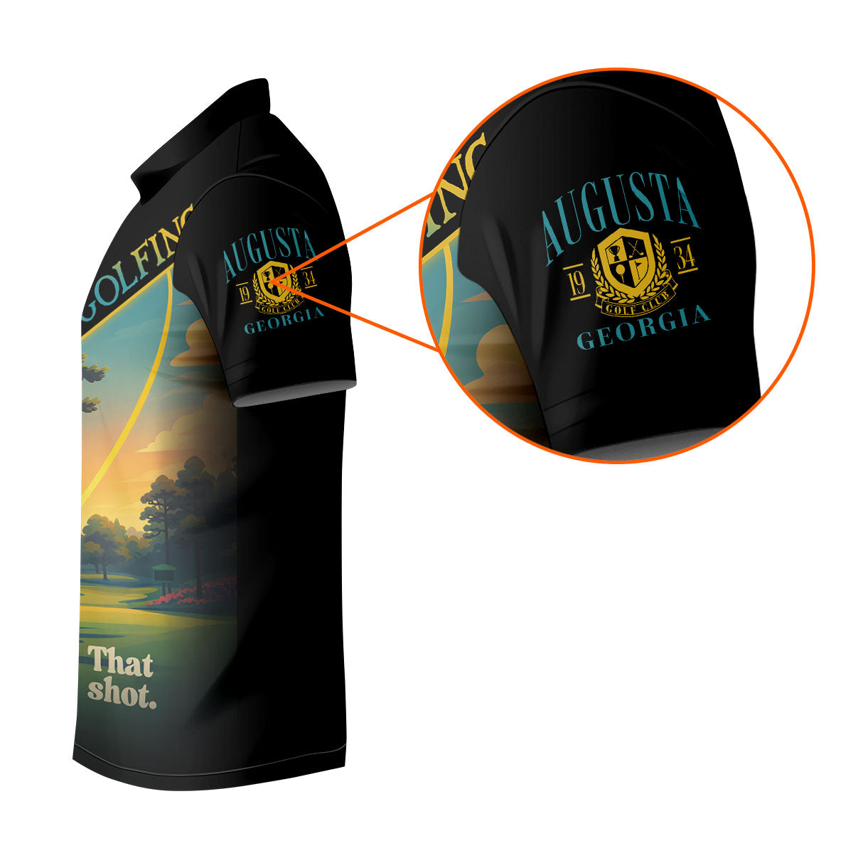Augusta Georgia Golf Tournament Golf Shirt For Women, Performance Golf Shirt, Ladies Golf Shirts