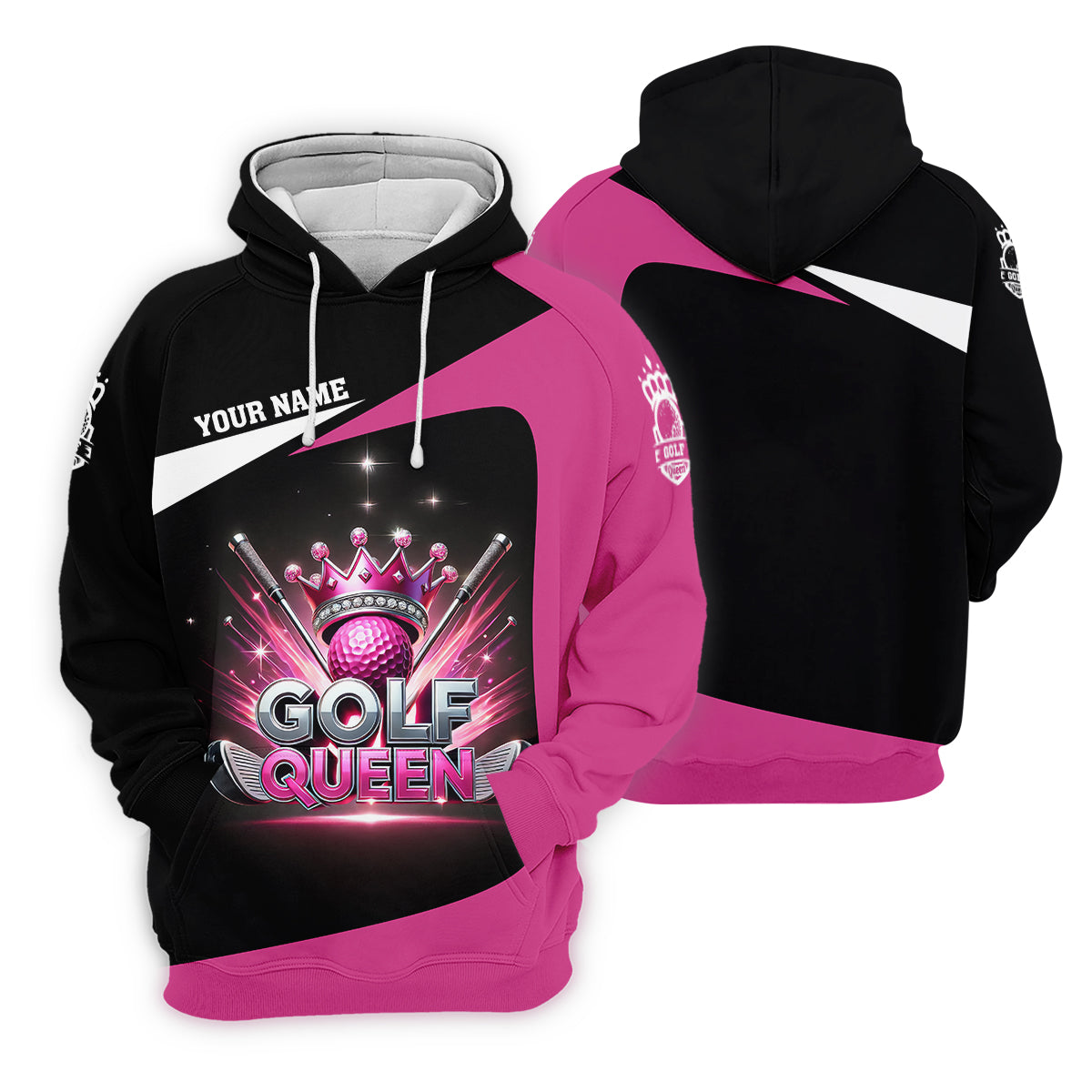 Golf Queen Custom Funny Womens Golf Polo ShirtLadies Golf Shirt, Mothers Day Gifts