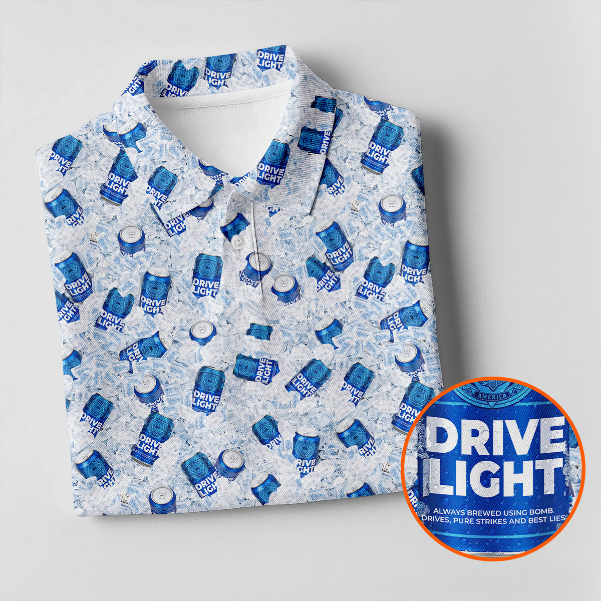 Drive Light Beer Ice Golf And Beer Fun Golf Shirt, Golf Shirt For Women, Ladies Golf Shirts