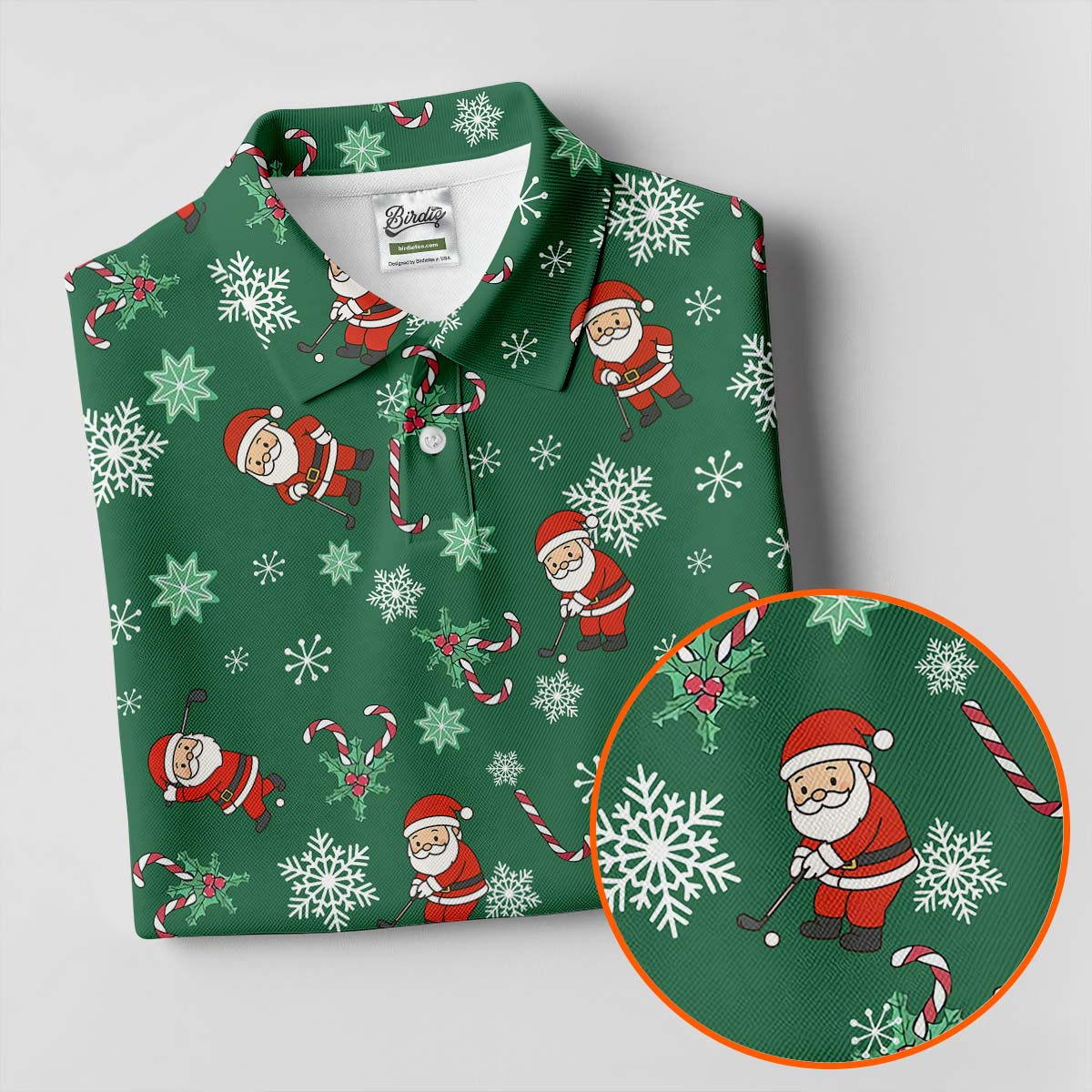 Hood Crew Merry Christmas Funny Print Golf Shirt, Christmas Golf Shirt, Golf Gifts For Women, Fun Golf Shirt
