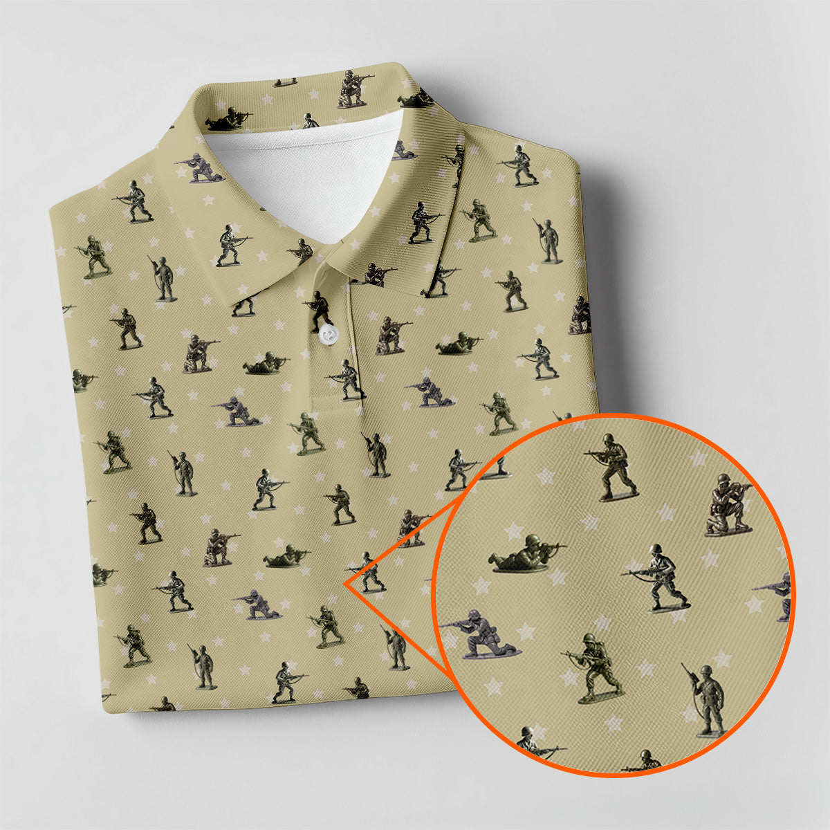 Veteran Khaki Women's Golf Tops, Gift For Veteran, Veterans Day Gift, Ladies Golf Shirts