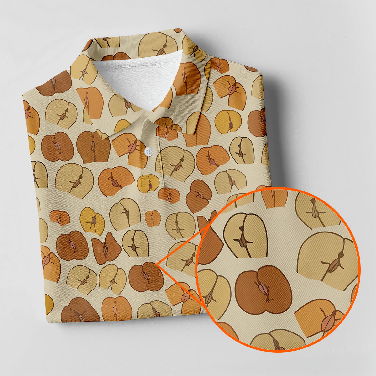 Funny Peach Funny Golf Shirts Women, Ladies Sleeveless Polo, Ladies Golf Shirts, Golfing Apparel