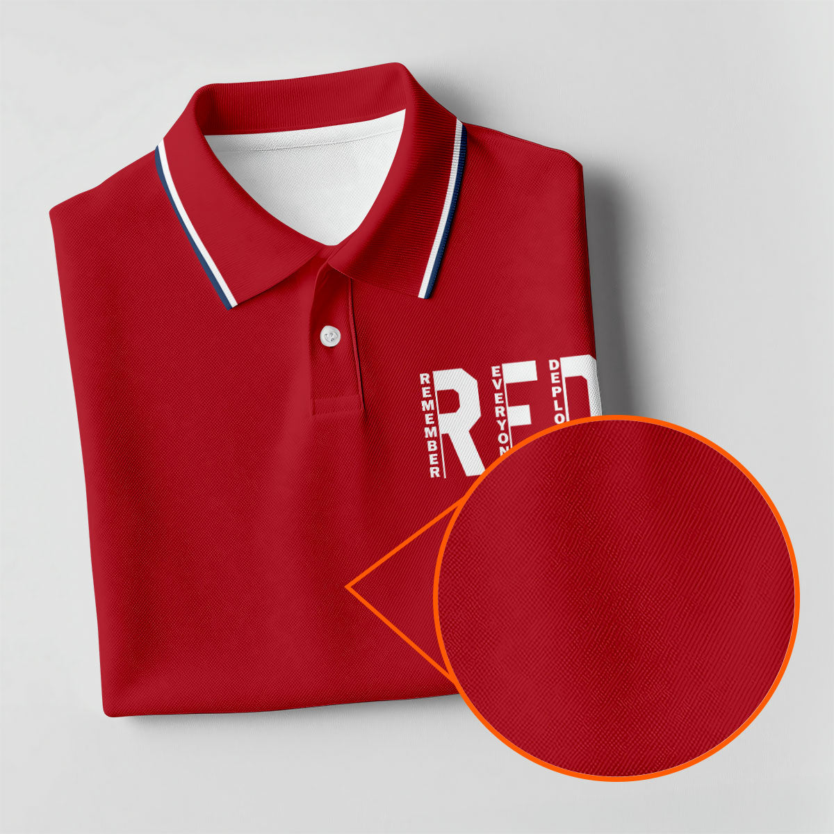 RED Friday Military Support 250 Anniversary Red Patriotic Golf Shirt, Golf Shirts For Men