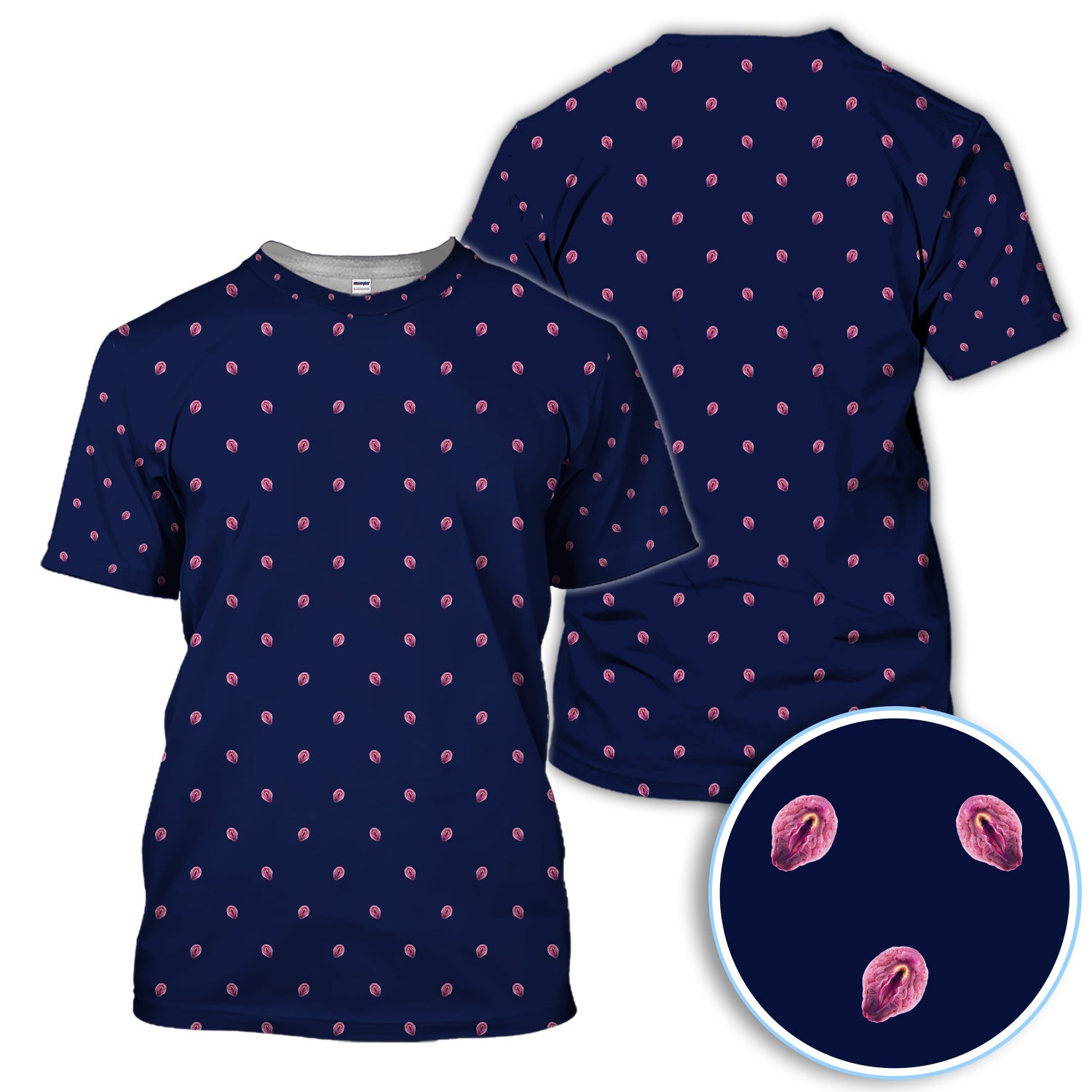 Funny Abstract Pattern Golf Shirt, Crazy Golf Polos For Men, Golf Gift For Golfer