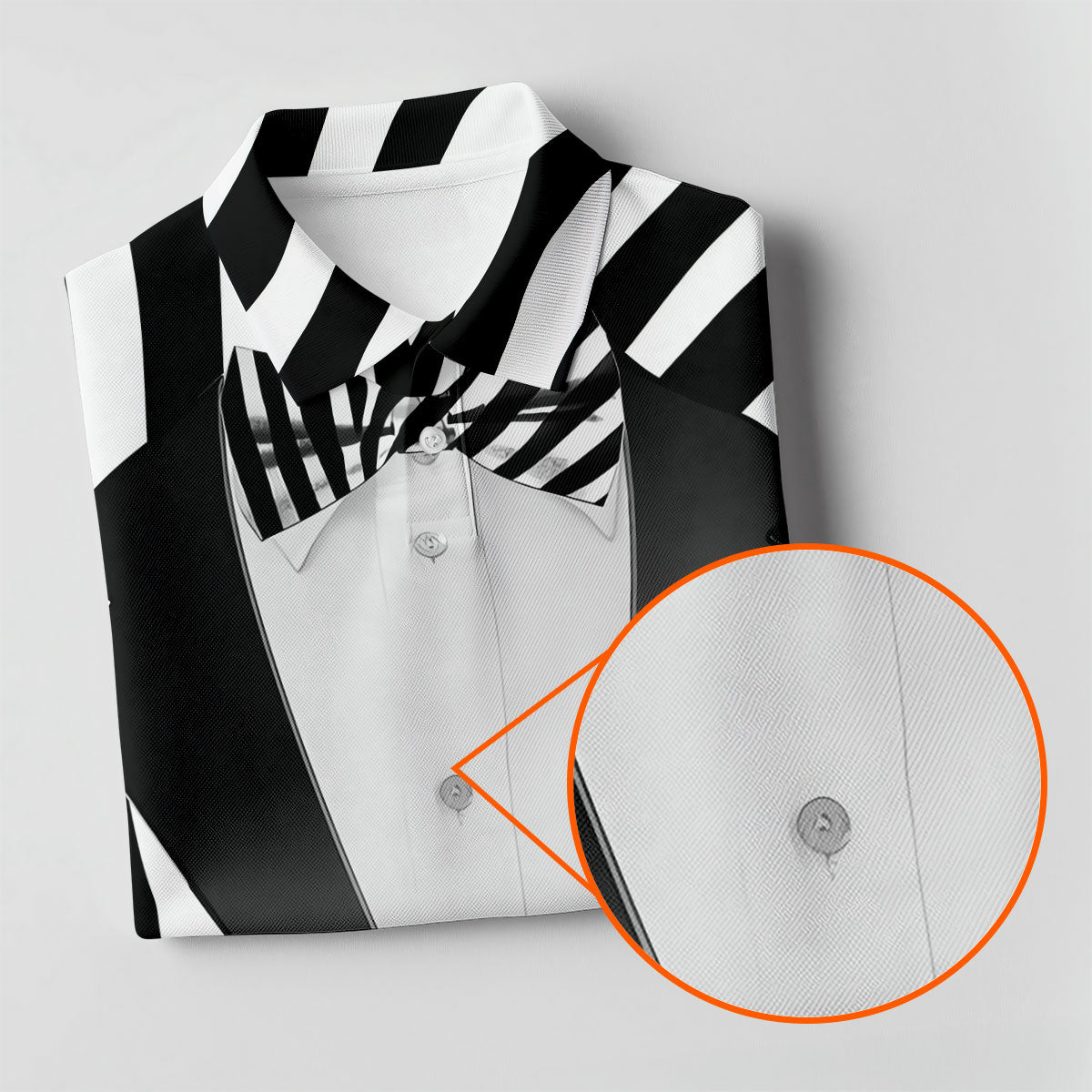 Zebra Pattern Funny Costume Hawaiian Golf Shirt, Polo Shirts For Men, Golf Shirts For Men