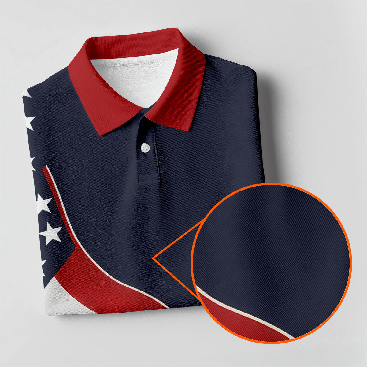 Faith Cross America 250th Anniversary 4th Of July Shirt, Patriotic Navy Golf Shirt For Women